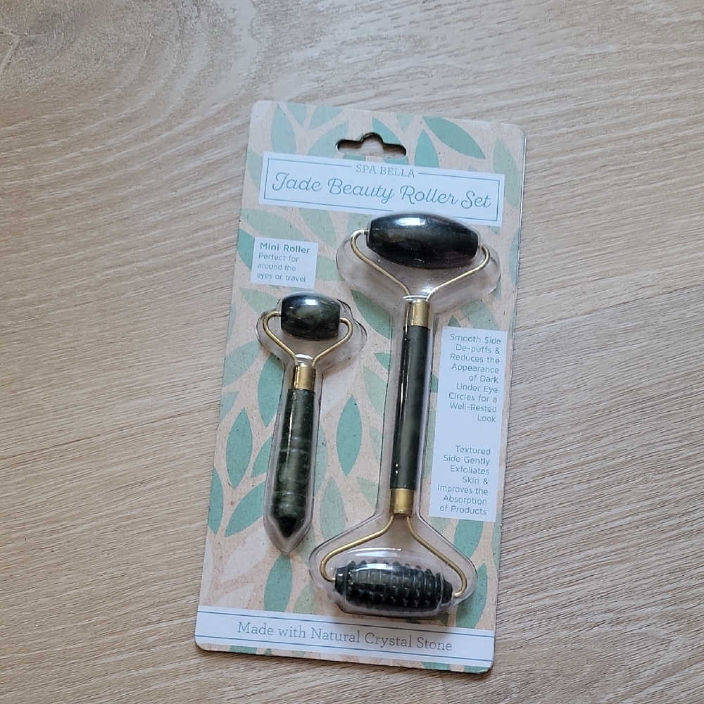 Spa Bella Jade Beauty Roller Set